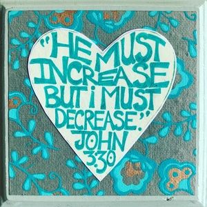 One of a kind handmade scripture art